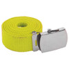 Neon Yellow Belt Canvas Adjustable -Adjusts to 44-46" Size 2225