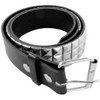  Silver Studded Punk Belts Wholesale | Black Belt Mix Sizes 2500A