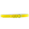 Skinny Belts Yellow 1 Inch Mix Sizes 12 PACK 2596A