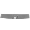 Light Grey Stretch D-Ring Belt 2687