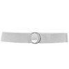 White D-Ring Belt Adjustable Adult 2696
