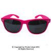 Hot Pink Sunglasses |  Iconic 80's Style | 12 PACK Adult Size 1054