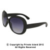 Black Jackie Oversized Sunglasses 1138