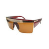 Brown Lady Diva Sunglasses 1143