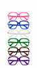 Rapper Style Clear Lens Glasses Mix Colors  1145A