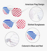 USA American Shutter Shades Sunglasses 1153
