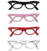 Cat Glasses Wholesale | Cat Glasses Bulk | 12 PACK Mix Colors 7080