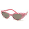 Hot Pink KIDS SIZE Retro Cat Eye Polka Dot Sunglasses 7083