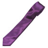 Purple Satin Skinny Narrow Tie 2.25" Wide Standard  1275