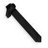 Black 3.75" Wide Standard Satin Tie 6826