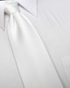 White 3.75" Wide Standard Satin Tie 6828