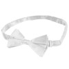 Satin Bow Tie White Men's 6838