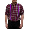 Purple Suspenders Elastic Clip On 1286