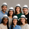  White Gangster Hats |  Cuban Tweed Adult Size 1314