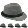 Bulk Cuban Hats | Grey Cuban Fedora Hats | 1331