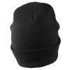 Long Beanie Hat Black 5751
