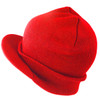 Beanie Visor Cap Red 5775