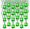 St Patricks Day Beads LED Shamrock Beads Necklace 6560