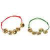 Gold Jingle Bells Bracelet on Cord  12 PACK 6566