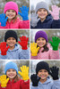 Colorful Kids Gloves Bulk | Warm Winter Gloves for Boys and Girls PAIR MIXED COLORS 5008