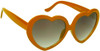 Orange Child Lolita Heart Shape Sunglasses 1022