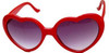 Red Child Lolita Heart Shape Sunglasses 1024