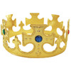 Gold King Costume Crown 12 PACK WS1440DB