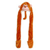 Long Monkey Hat with Paws 5875