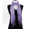 Lavender Peace Sign Scarf 2011