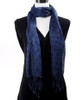 Peace Sign Scarf Navy Blue 2012