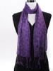 Purple Peace Sign Scarf 2013