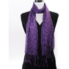 Purple Peace Sign Scarf 2013