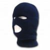  Three Hole Knit Ski Mask - Navy 3059D