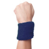 Navy Blue Terry Wristband By Piece - 3071