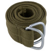 Olive Drab Military D-Ring Canvas Belt 2243