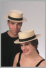 Straw Boaters Hat | Skimmer Hat with Band 1548