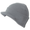 Gray Beanie Visor Cap 5778