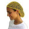 12 PACK Yellow Crochet Hair Snood 6634