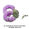 Purple Furry Handcuffs 1793 12 PACK