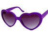 Purple Lolita Heart Shape Sunglasses 1014