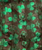 St. Patricks Day White and Green Shamrock Scarf 12 PACK 1906