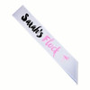 Custom Pageant Wedding Light Pink Satin Sashes Satin Quality 60" 6858 (Fonts in Picture Gallery)