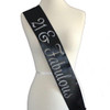 Custom Pageant Wedding Yellow Satin Sashes 60" 6861 (Fonts in Picture Gallery)