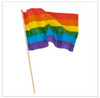 Rainbow Gay Pride Flags 12" 9076