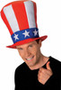  12 PACK Jumbo Patriotic Hat 4th of July Uncle Sam 5925 