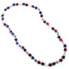 Red, Blue & Silver Star Necklace 6597