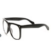 Black Nerd Glasses | Iconic 80's Style | Clear Lens 1081D