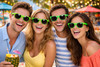 Neon Green Sunglasses | Iconic 80's Style | Adult  1052D