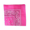Hot Pink Bandana 22" Square Standard 100% Cotton 1917D
