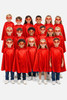 Child Cape Bulk Red w/Mask  27' 4522D